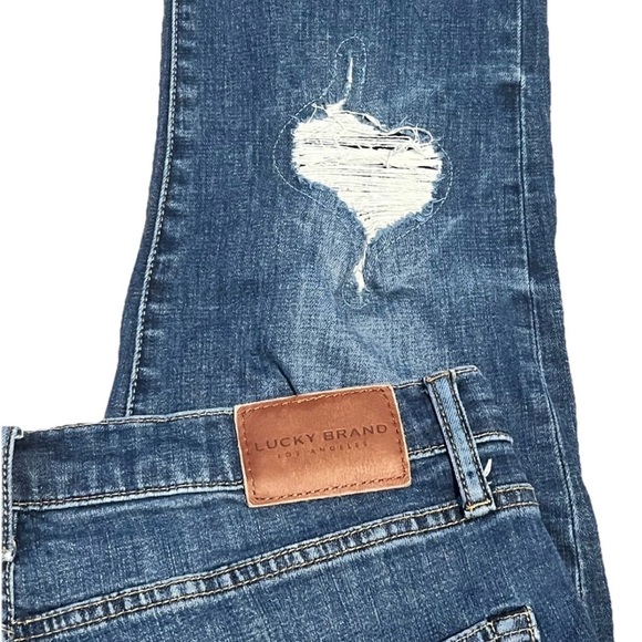 Lucky Brand 223 Straight Jeans Men’s 31x30 Distressed Denim - Picture 3 of 7